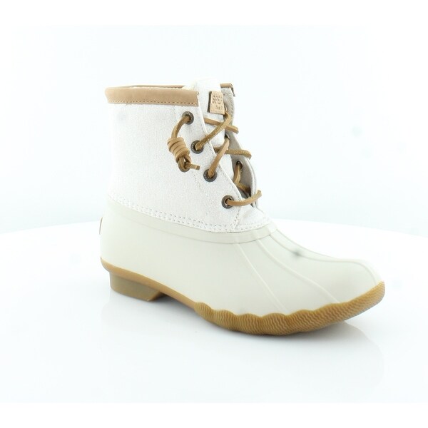 metallic sperry boots