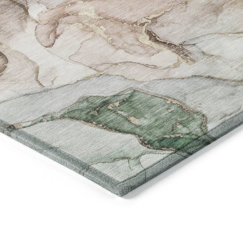 Galu Artistic Abstract Weather Resistant Modern Chic Outdoor Rug
