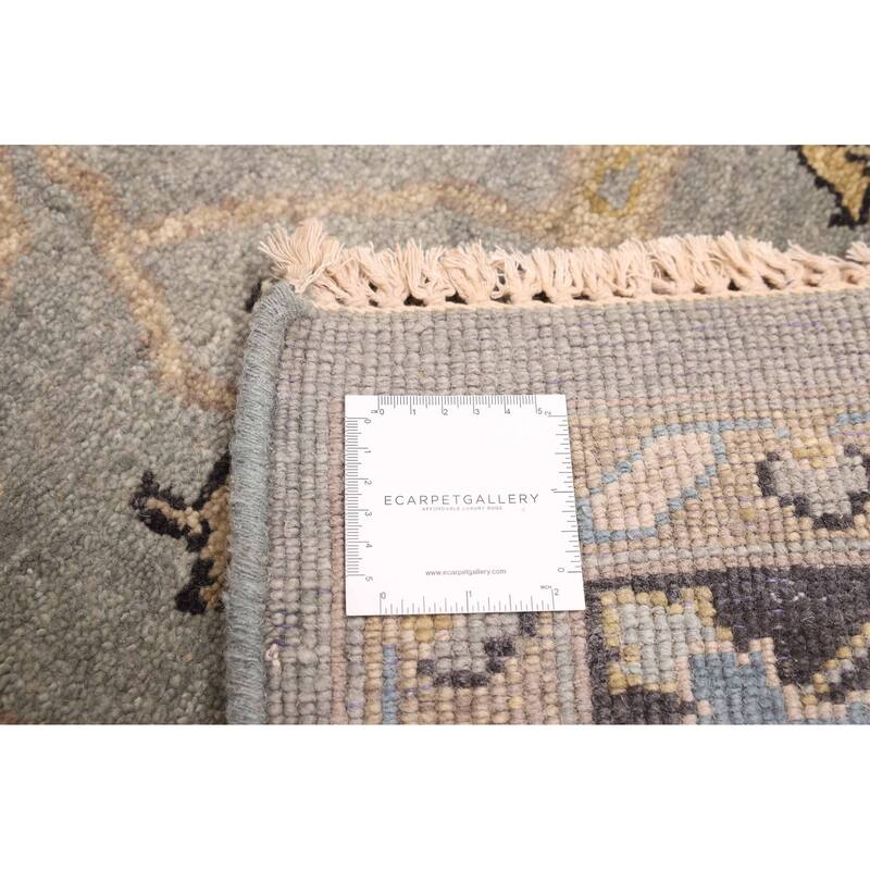 ECARPETGALLERY Hand-knotted Finest Agra Jaipur Teal Wool Rug - 7'11 x 11'8