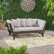 preview thumbnail 2 of 24, Ottavio Outdoor Daybed with Cushions by Christopher Knight Home