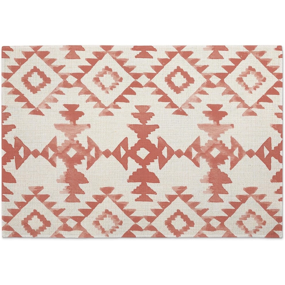 Southwest Flair 4-Pack Poly-Cotton Blend Placemats Manufactured in The USA Machine Washable Dryer Safe