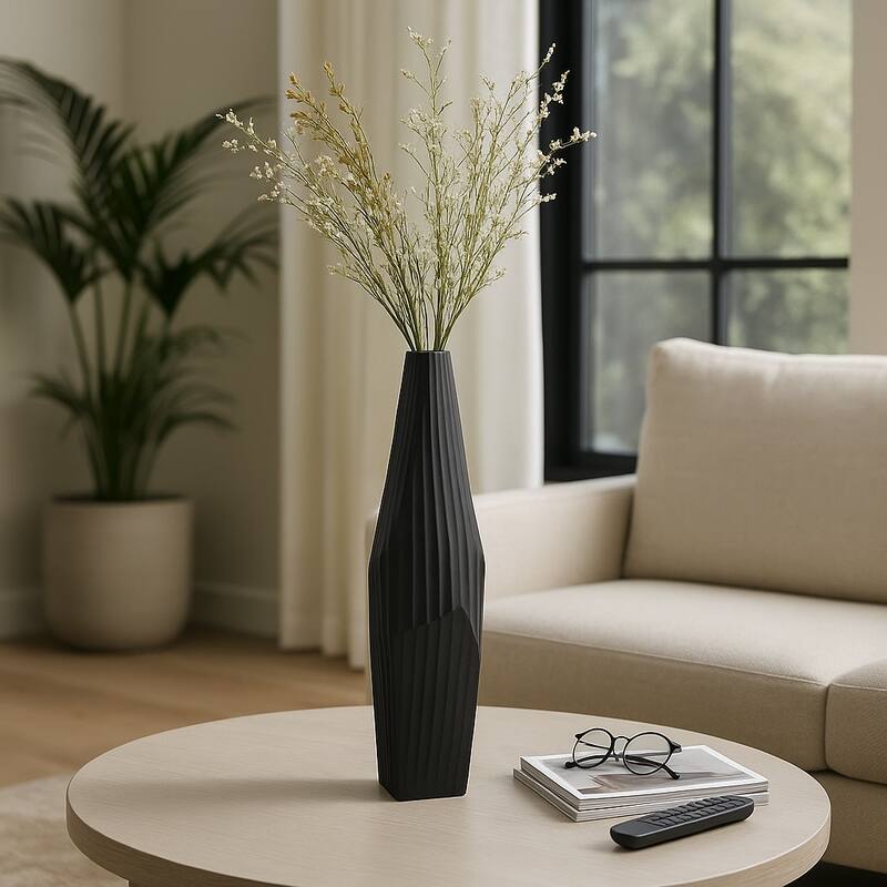 Aluminum Metal Balaz Asymmetrical Sculpted Vase