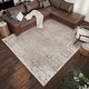 preview thumbnail 13 of 39, Addison Sterling Distressed Border Power Loomed Area Rug 3' x 5' - Pebble