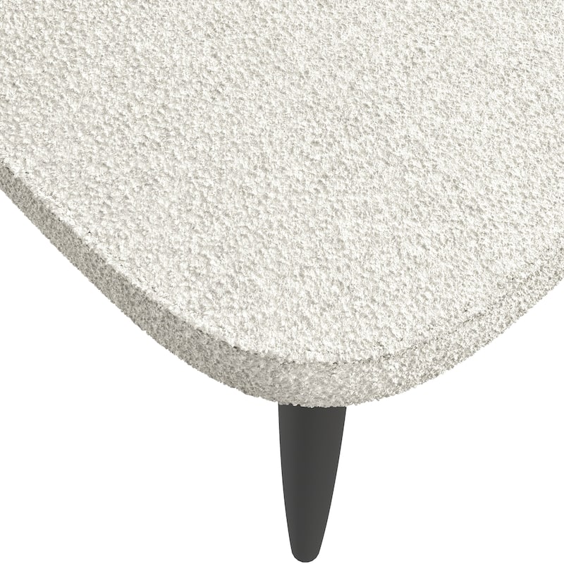 Upholstered Dining Chair in Leather/Fabric/Boucle with Wood Legs Set of 4 Paradiso Collection