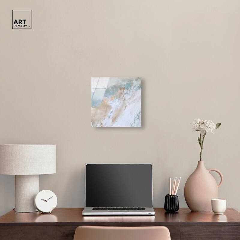 Sandy Mirage Acrylic by Art Remedy, Ready to Hang