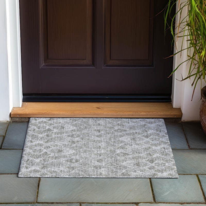 Machine Washable Indoor/ Outdoor Chantille Modern Boho Rug