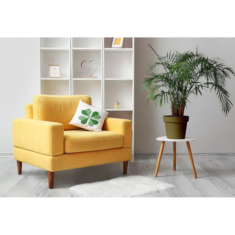 Checkered Clover Accent Pillow