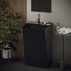 preview thumbnail 5 of 6, Karran Cinox Stainless Steel Rectangular Pedestal Sink