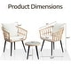 preview thumbnail 2 of 9, 3PCS Rattan Wicker Patio Conversation Set