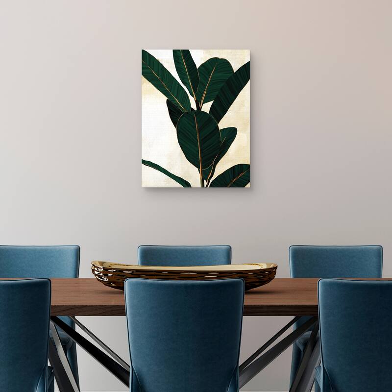 Simple Green by Belle Maison Canvas Art Print