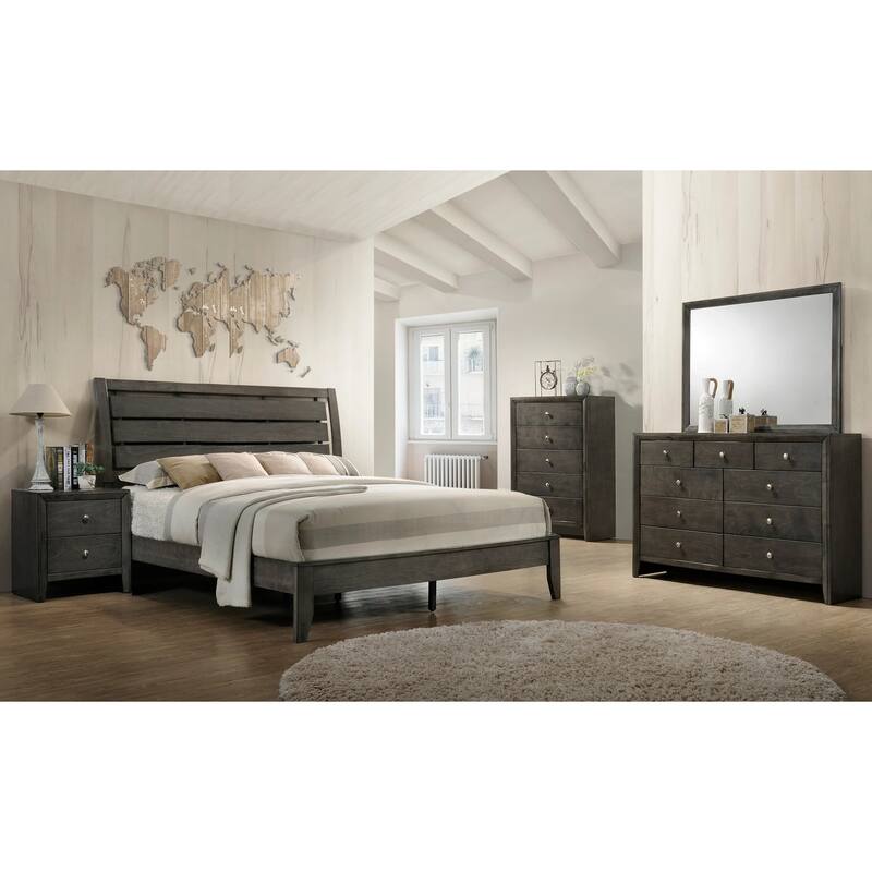 2-Drawer Nightstand End Table Two Storage Drawers