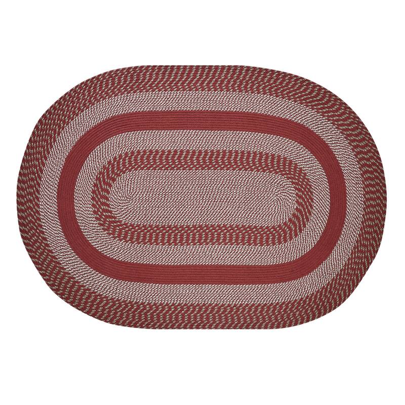Better Trends Newport Braid Collection 100% Polypropylene Durable & Stain Resistant Double-Sided Reversible Indoor Utility Rug