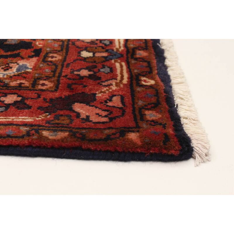 ECARPETGALLERY Hand-knotted Andelz Navy Wool Rug - 3'5 x 4'11