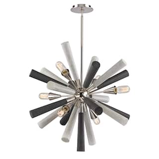 Elk Home Solara Polished Nickel Metal 6 Light Chandelier - 6-Light