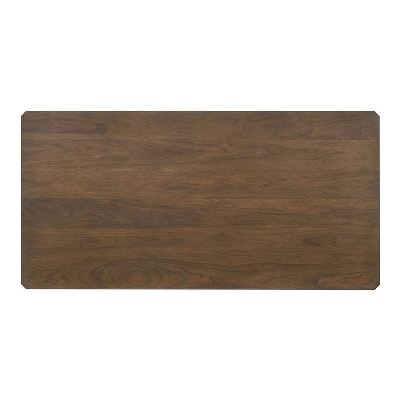Rectangular Wood Dining Table in Walnut