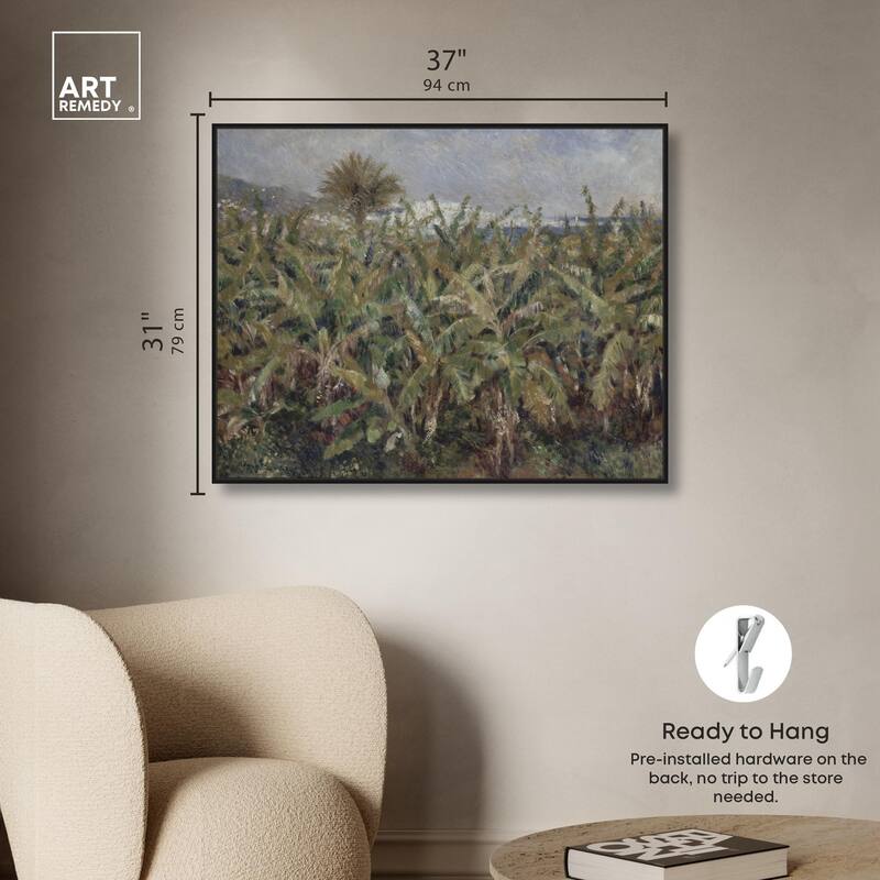 Field of Banana Trees Canvas by Art Remedy