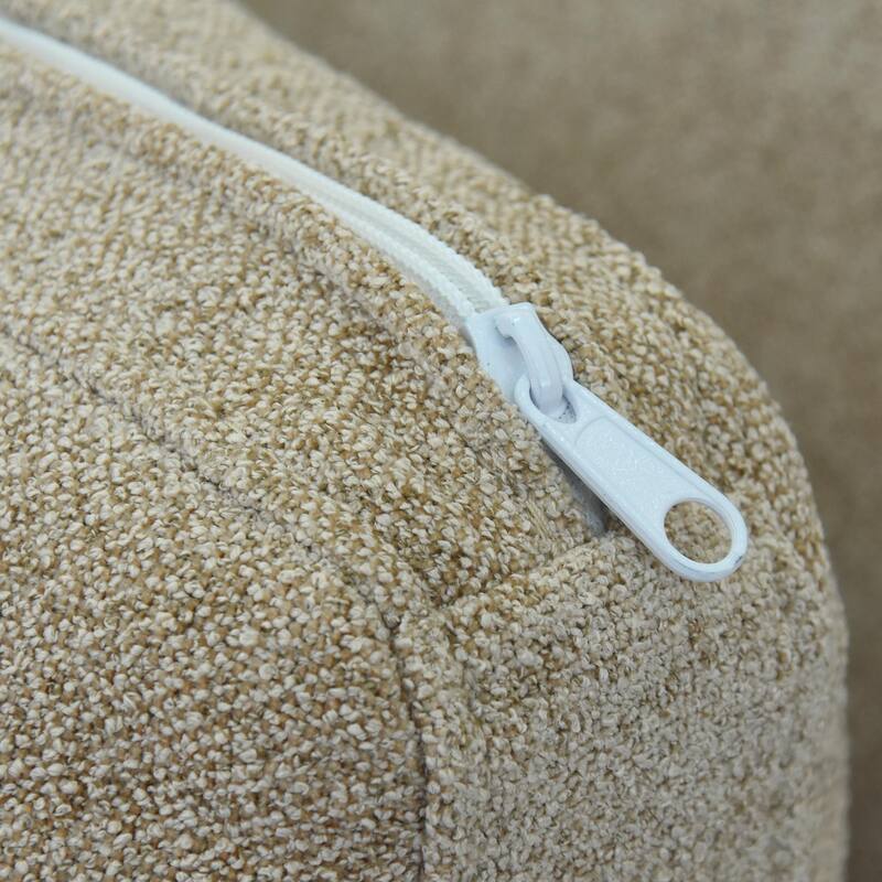 80.3" Linen Upholstered Sofa Mutiple Custions Loveseat Sofa
