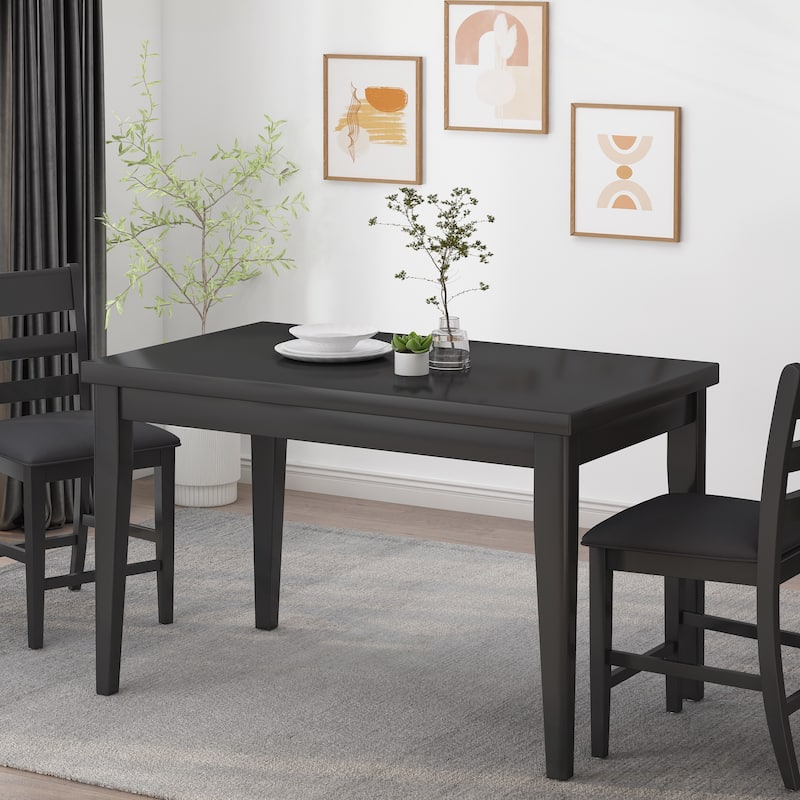 Charming Farmhouse Dining Table with Sturdy Construction and Versatile Appeal