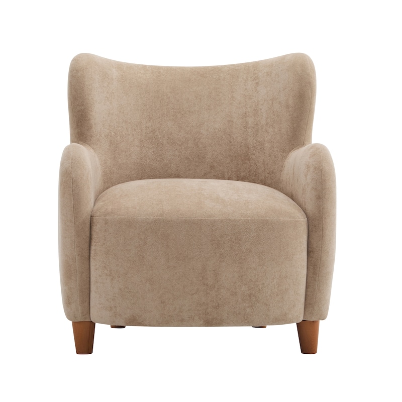 Bacho Fabric Wingback Accent Chair by Christopher Knight Home
