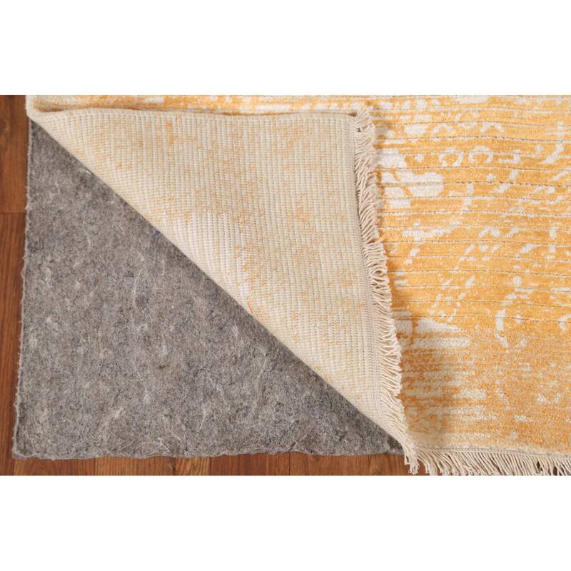 Stripe / Abstract Modern Accent Rug Handmade Wool Carpet - 2'8"x 4'10"