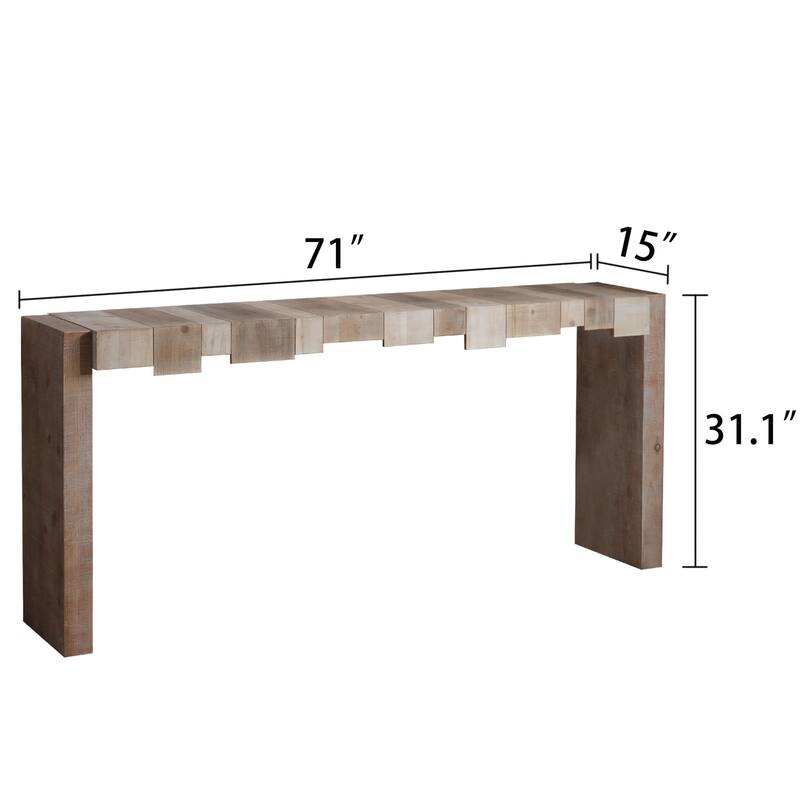 Wooden Long Sofa Table，Entryway Table for Hallway，Console Table for Entryway, Hallway Table