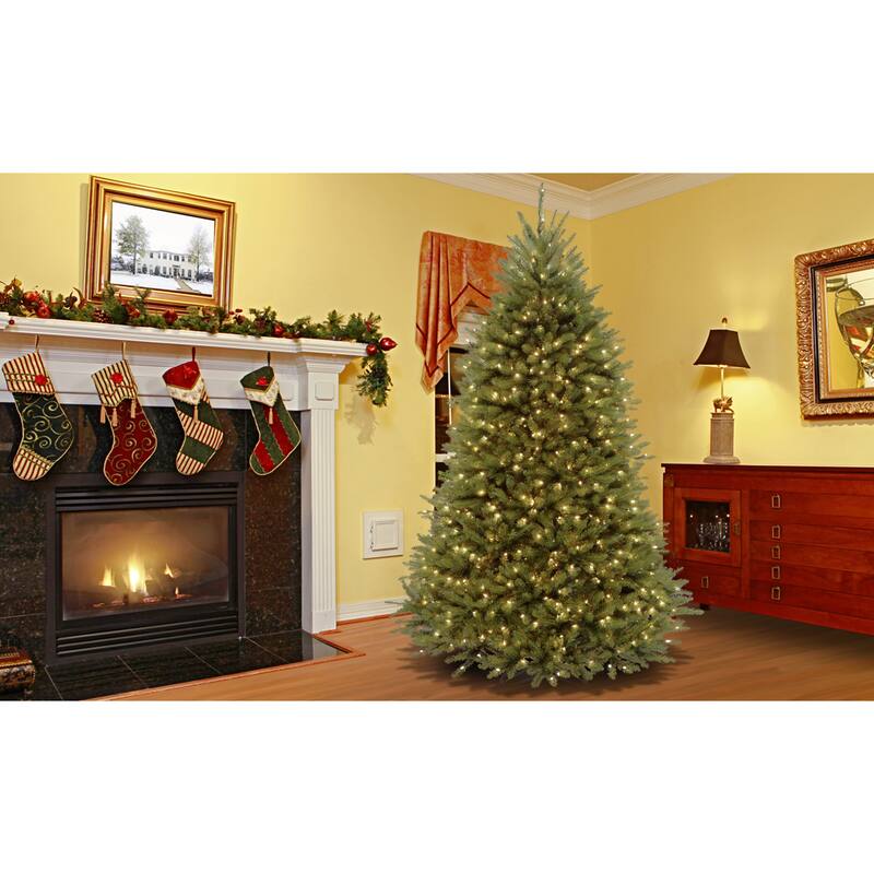 National Tree Company 7.5 ft. PowerConnect Dunhill Fir with Dual Color LED Lights