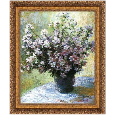 Design Toscano Vase of Flowers, 1882: Canvas Replica Painting: Large