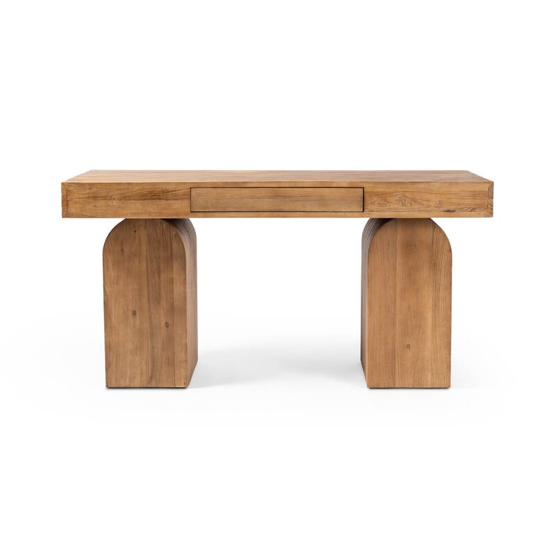 Norbert Desk-Reclaimed Natural Elm