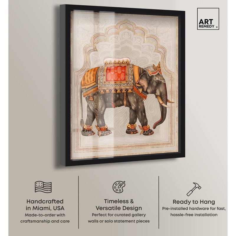Elephant Queen Shadowbox by Art Remedy