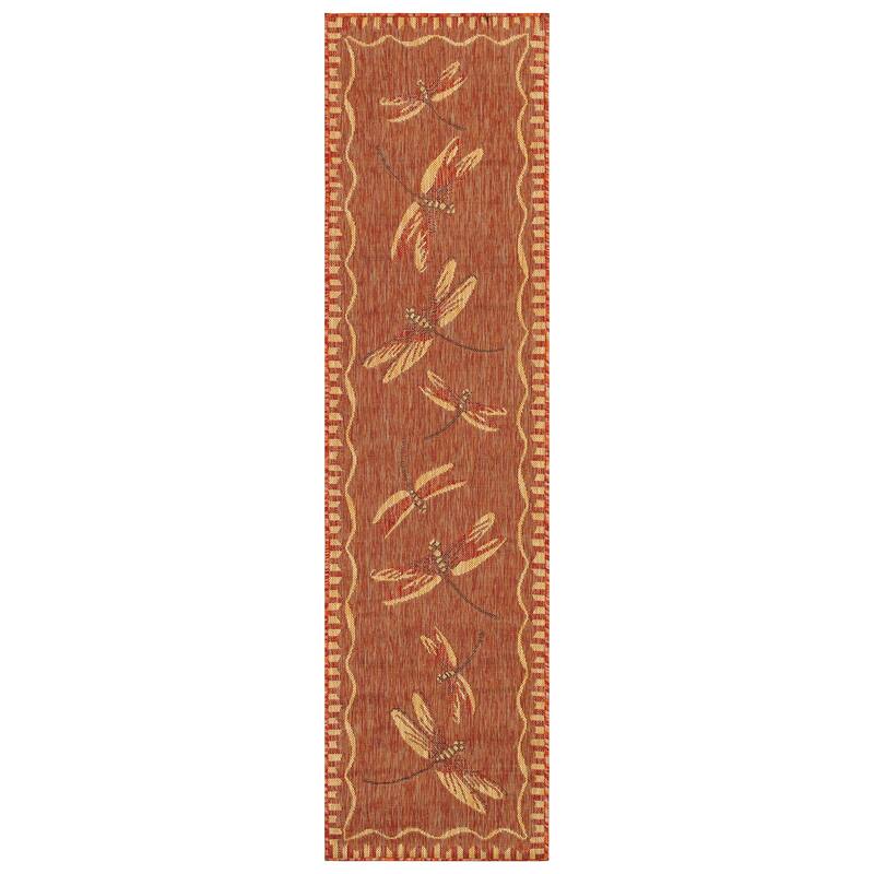 Liora Manne Carmel Dragonfly Indoor/Outdoor Rug