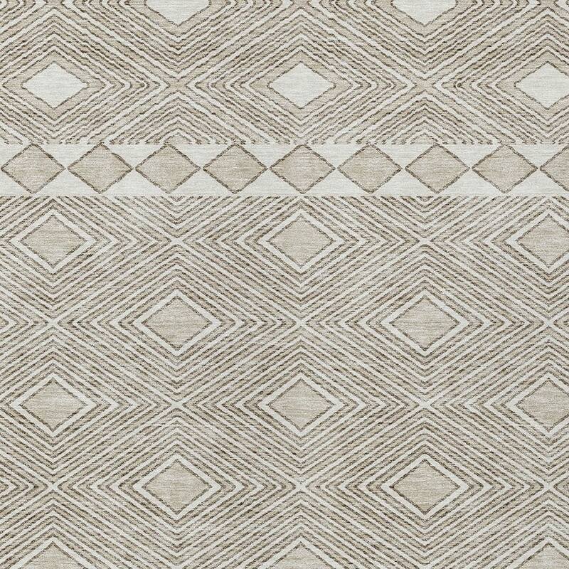 HomeRoots Geometric Transitional Rectangle Outdoor Rug