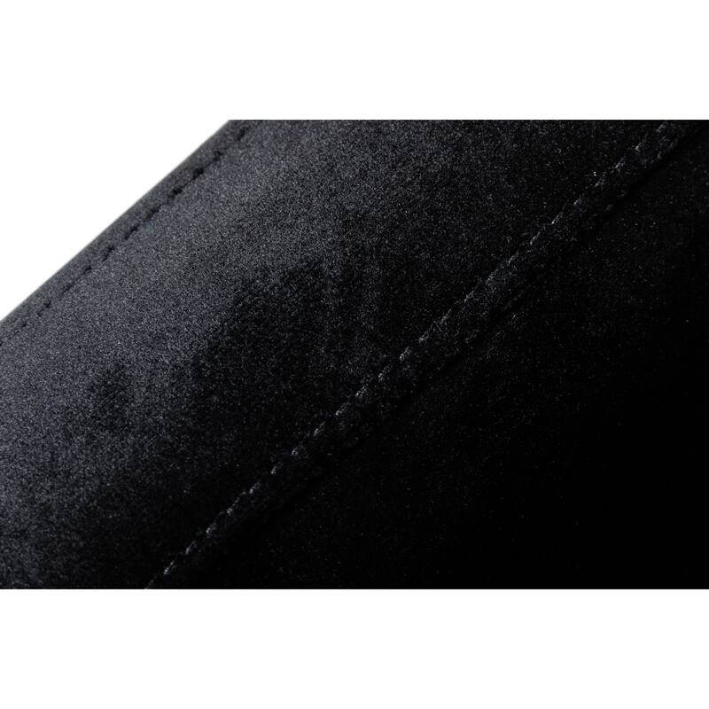 Modrest Fowler Modern Black Velvet Dining Chair