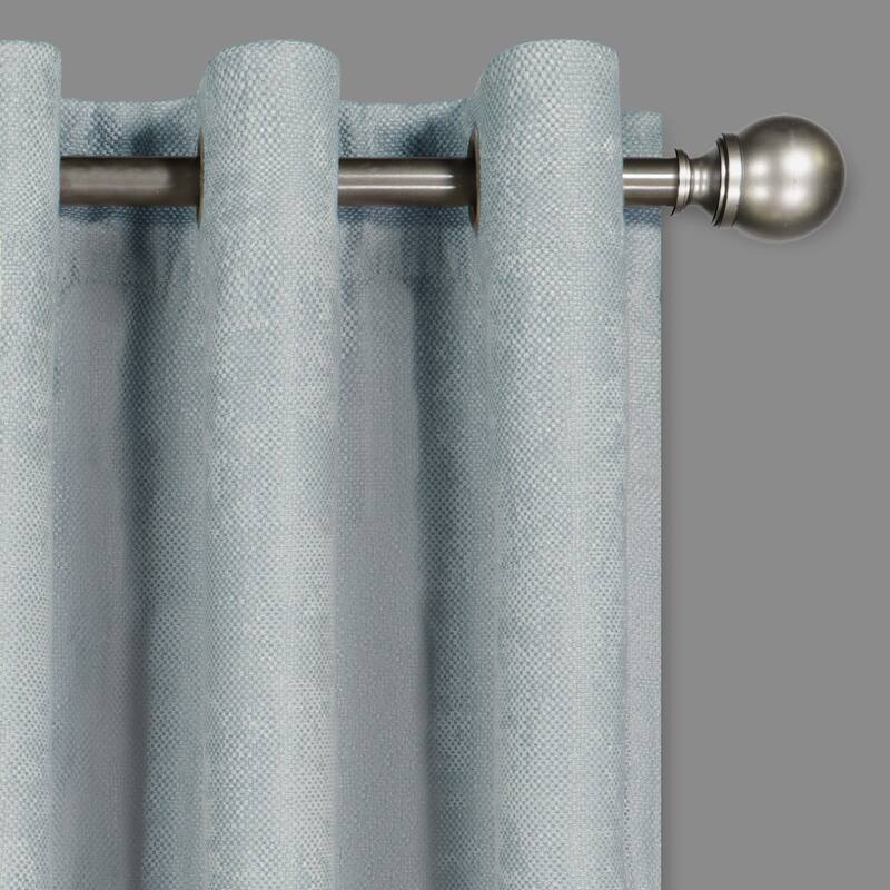 Eclipse Aura Draft Stopper Energy Saving 100% Blackout Grommet Top Curtain Panel