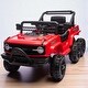 preview thumbnail 15 of 26, 12V 6-Wheel Electric Truck for Kids, Remote Control, 4 Motors, Bluetooth, MP3, LED Lights, 3-5 Years Red