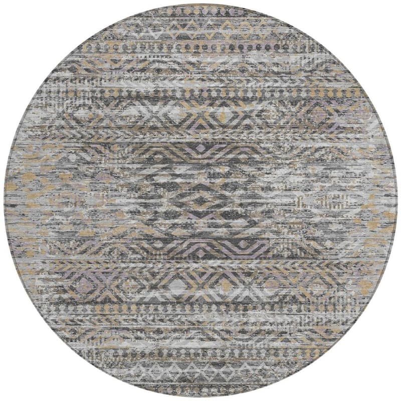 HomeRoots Moroccan Transitional Rectangle Outdoor Rug