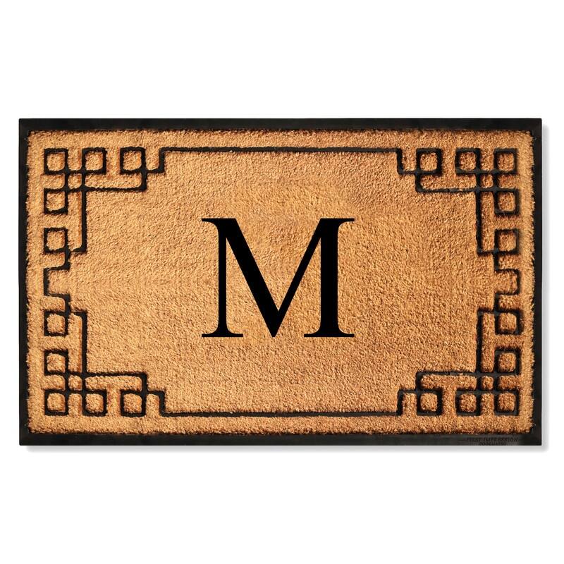 A1HC Natural Coir & Rubber Door Mat, Heavy Duty, Dirt Trapping, Long-Lasting Entrance Doormats,Thick & Durable Outdoor Entry Mat - 36" X 72" - M