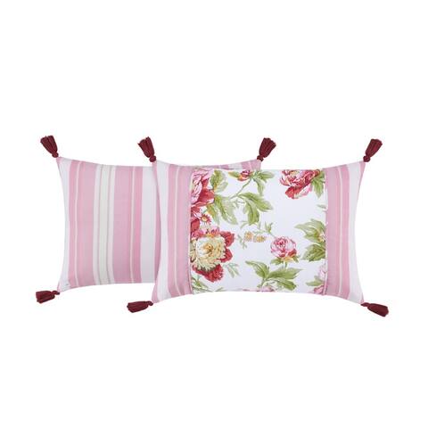 Waverly Forever Peony Decorative Pillow