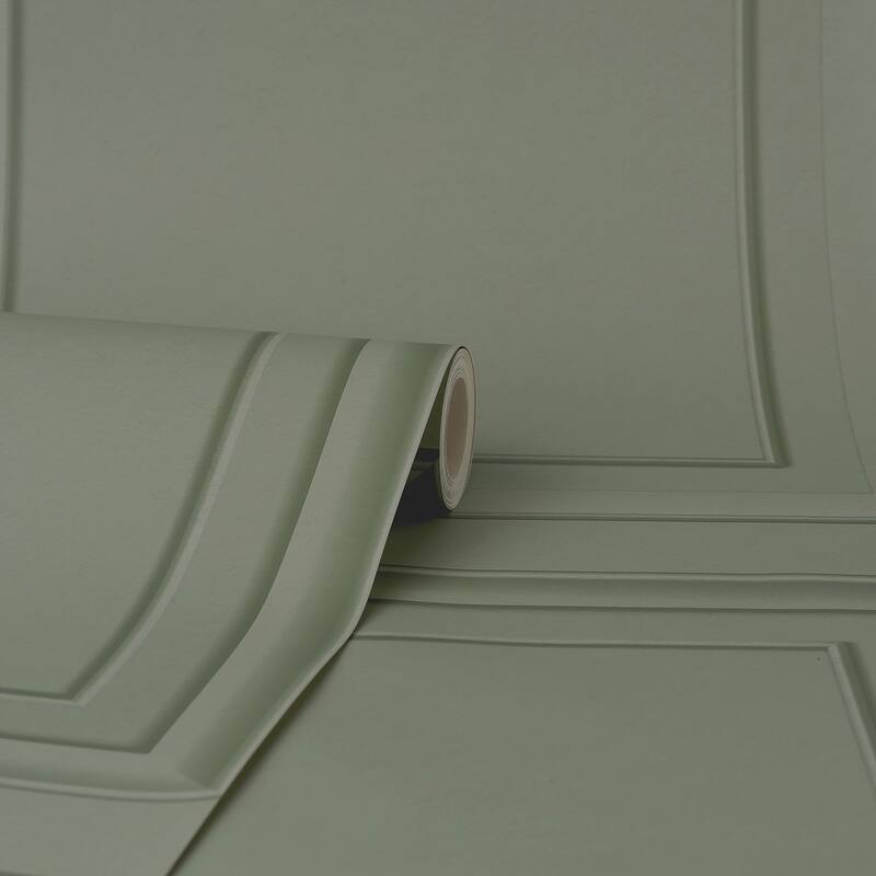 Fine Decor Distinctive Moss Square Panel Wallpaper - N/A