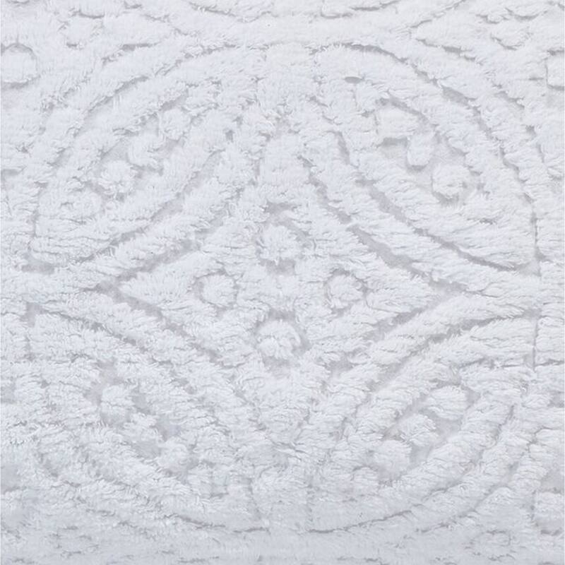 Better Trends Wedding Ring 100% Cotton Soft & Plush Chenille Tufted Bedspread - Loop Design, Machine Washable & Tumble Dry Safe
