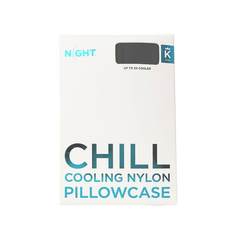 NIGHT Chill Cooling Pillowcase - Cooling Pillow Cover for Hot Sleepers - Breathable and Soft