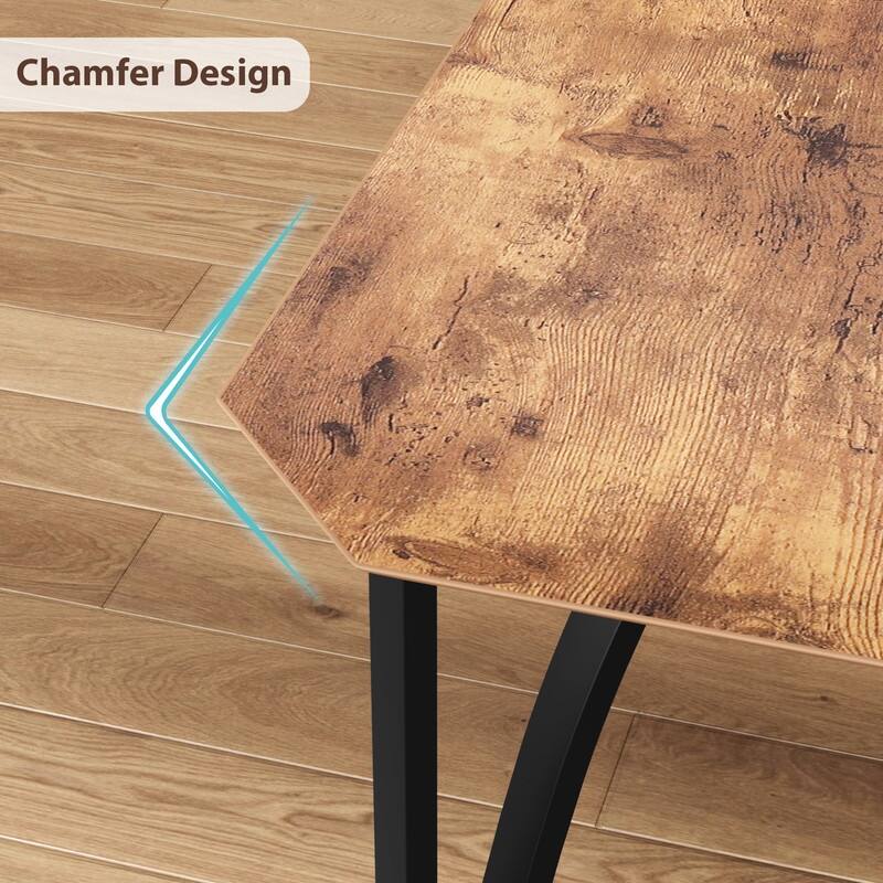 Corner dining table and chairs