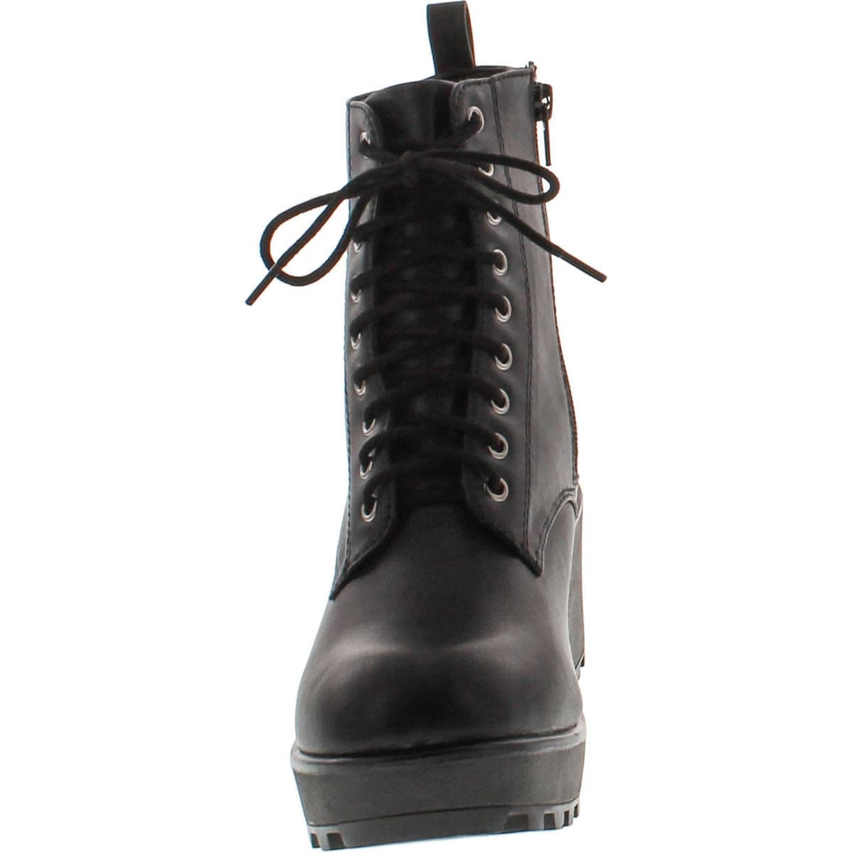 soda heeled combat boots