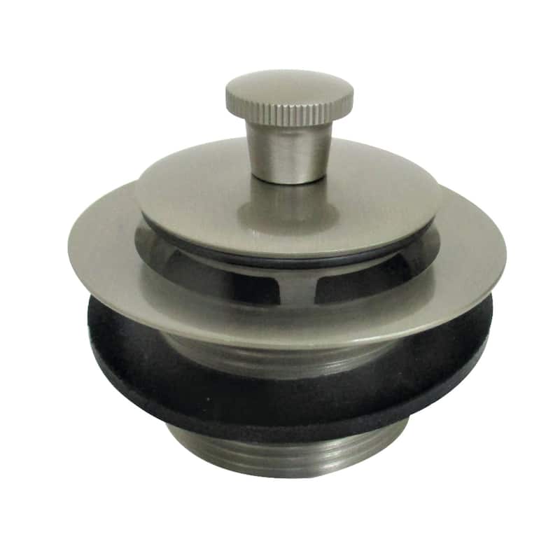 Made To Match Lift and Lock Bathtub Drain - Brushed Nickel