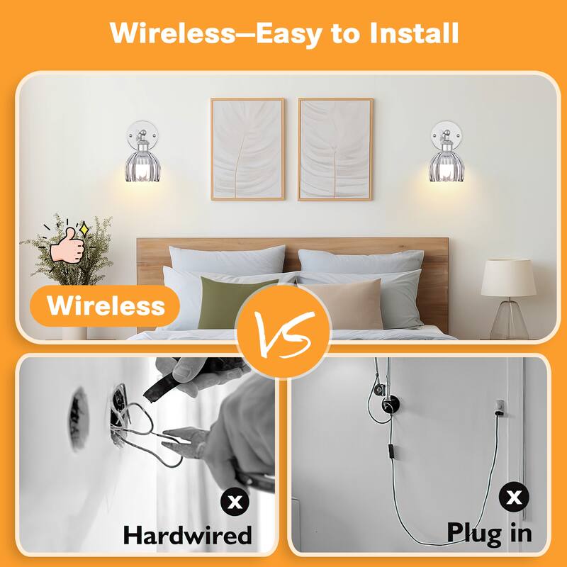 Adjustable Vintage Wall Sconce with Amber Tulip Glass Brass Fixture with Switch Ideal for Bedroom Hallway or Entry