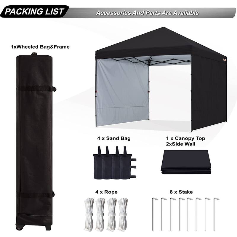 ABCCANOPY Durable Easy Pop up Canopy Tent Outdoor canopy tent