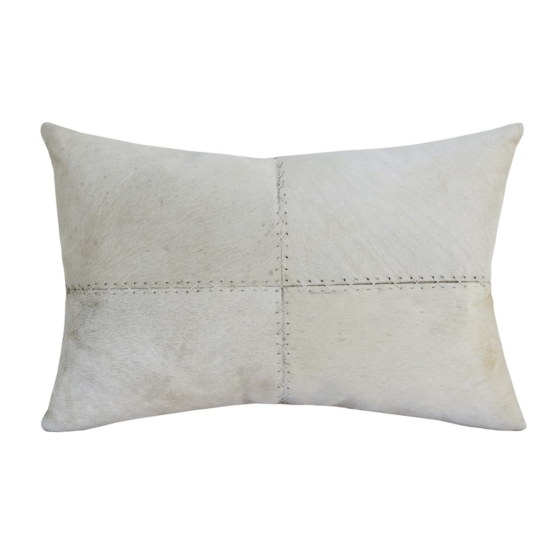 Ivory Lumbar Throw Pillow
