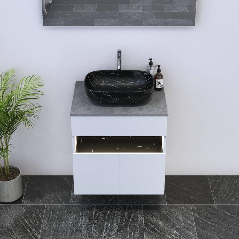 Laguna 2D 60 Floating Bathroom Vanity (24" Width)