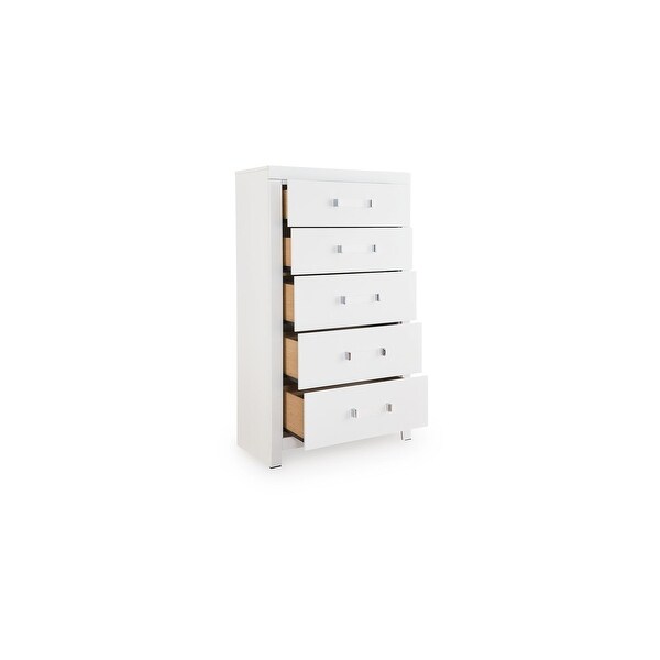Signature Design by Ashley Marzoni White Chest of Drawers - Bed