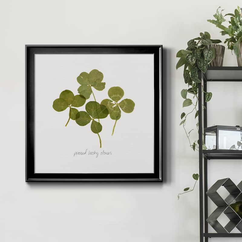 Pressed Clover I-Premium Framed Canvas - Ready to Hang