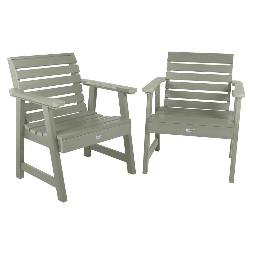 HIGHWOOD Weatherly Garden Chairs Set of Two